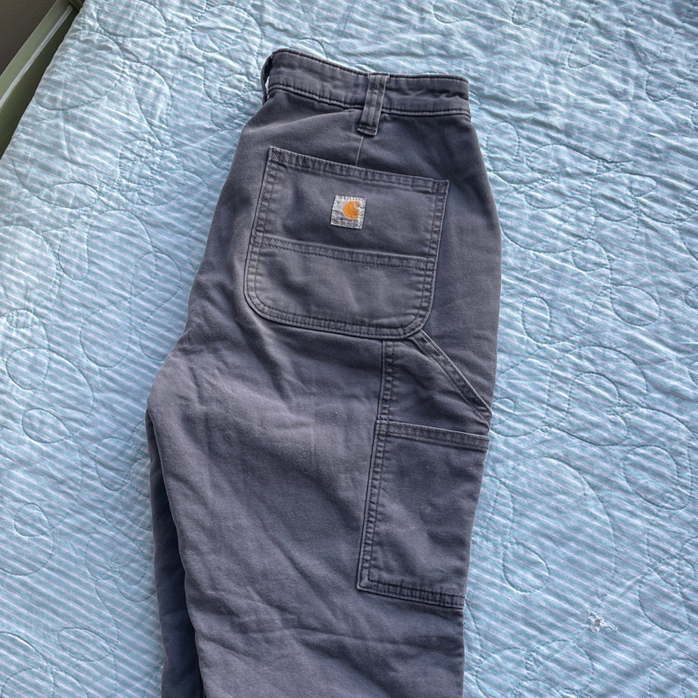 Carhartt Women’s dark gray/blue carpenter pants